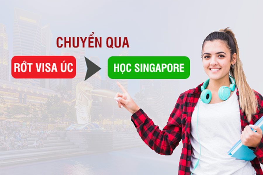 Du học Singapore khi bị từ chối visa visa Úc