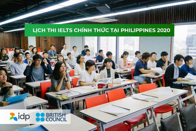 Lịch thi IELTS chính thức tại Philippines 2020